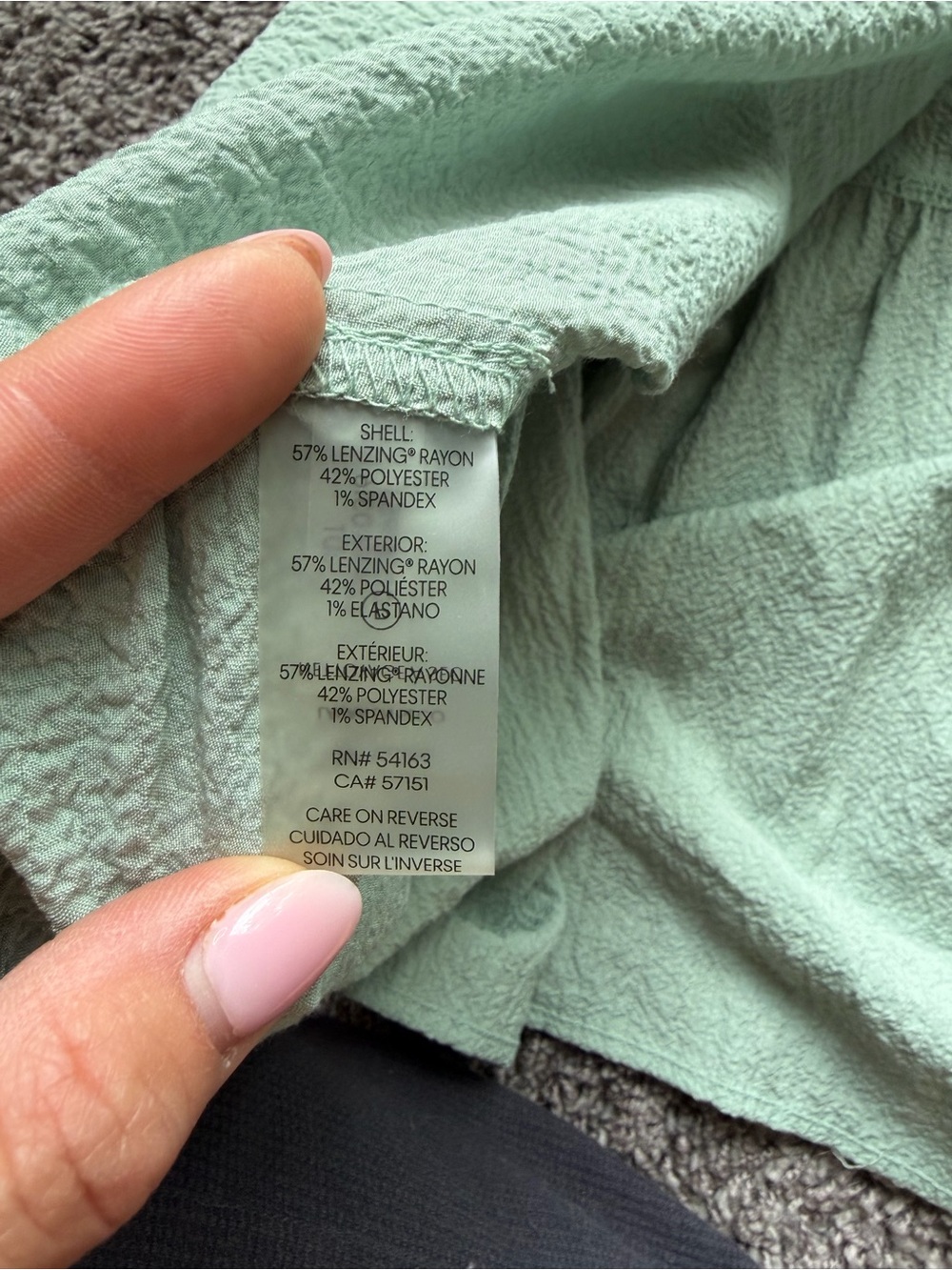 Calvin Klein Light Sage Textured Tiered Midi Dress - Picture 6 of 6